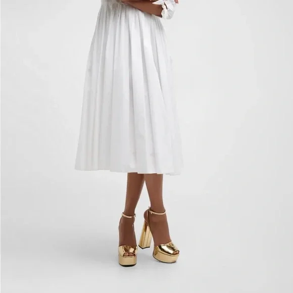 Sold Out Prada Plateau Platform Heeled Sandals in Gold Platino 36.5. Negotiable - Picture 2 of 7